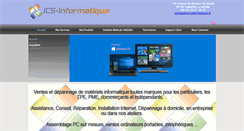 Desktop Screenshot of ics-informatique.fr